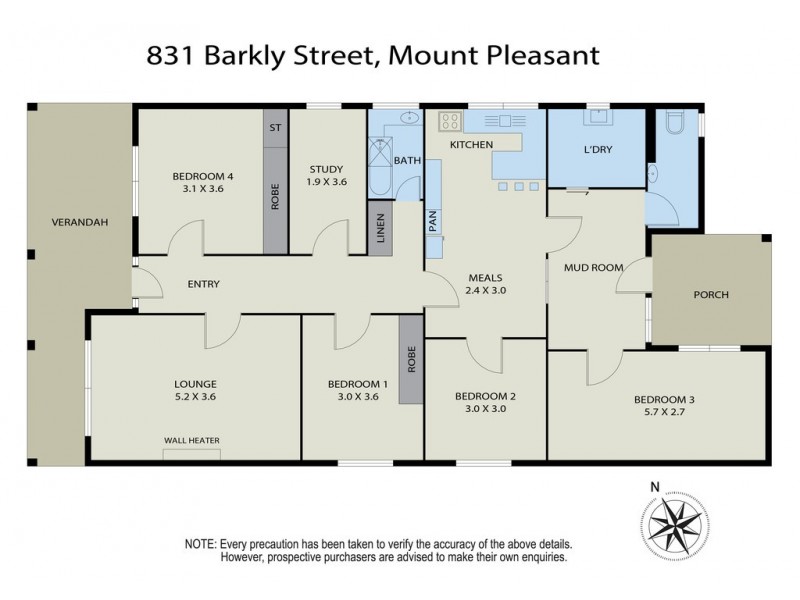 831 Barkly Street, Mount Pleasant VIC 3350 Floorplan