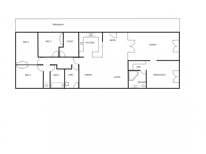 3 O’Cock St, Ballan VIC 3342 Floorplan