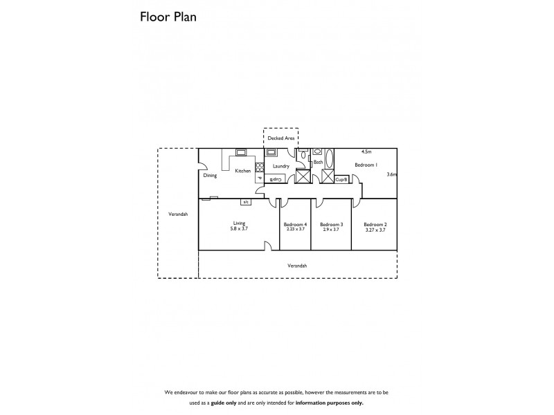 27 Old Caves Road, Naracoorte SA 5271 Floorplan