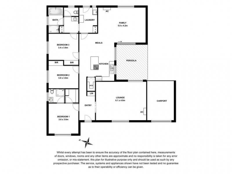 5 McLay Court, Naracoorte SA 5271 Floorplan