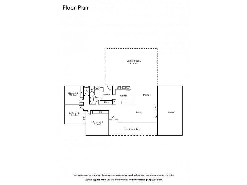 15 Third Avenue, Naracoorte SA 5271 Floorplan