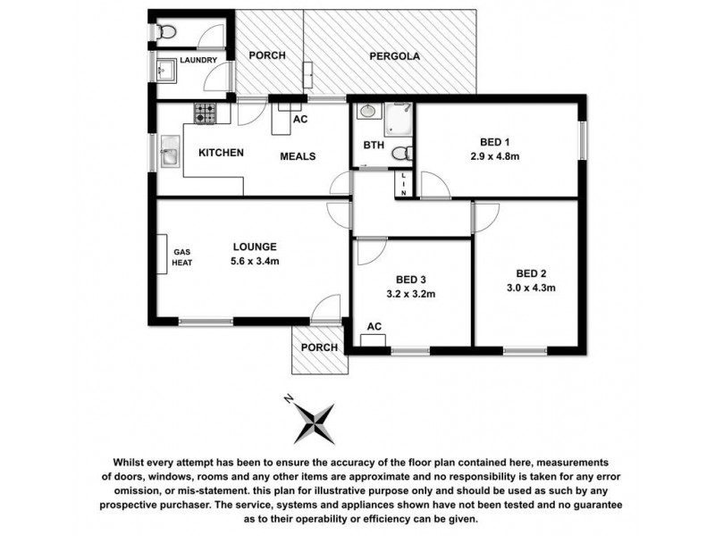 57 Memorial Drive, Naracoorte SA 5271 Floorplan
