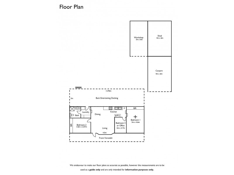 11 Watson Avenue, Lucindale SA 5272 Floorplan