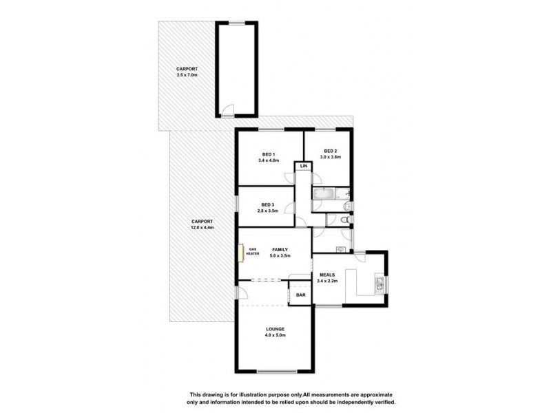 5 Attiwill Street, Naracoorte SA 5271 Floorplan