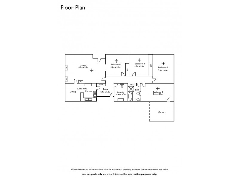 79 Jenkins Terrace, Naracoorte SA 5271 Floorplan
