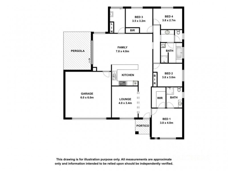 20 Pine Grove, Naracoorte SA 5271 Floorplan