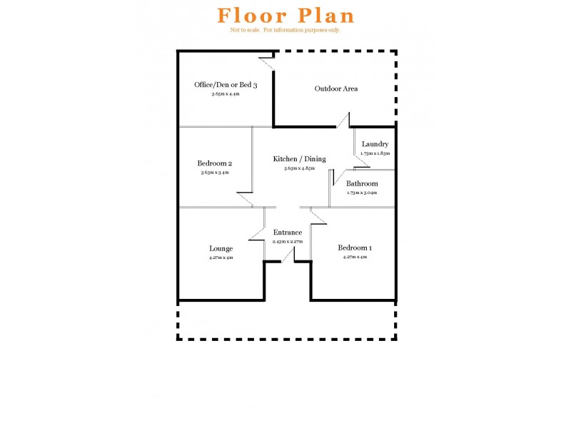 54 Foster Street, Naracoorte SA 5271 Floorplan