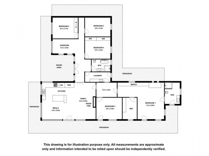 14103 Riddoch Highway, Naracoorte SA 5271 Floorplan