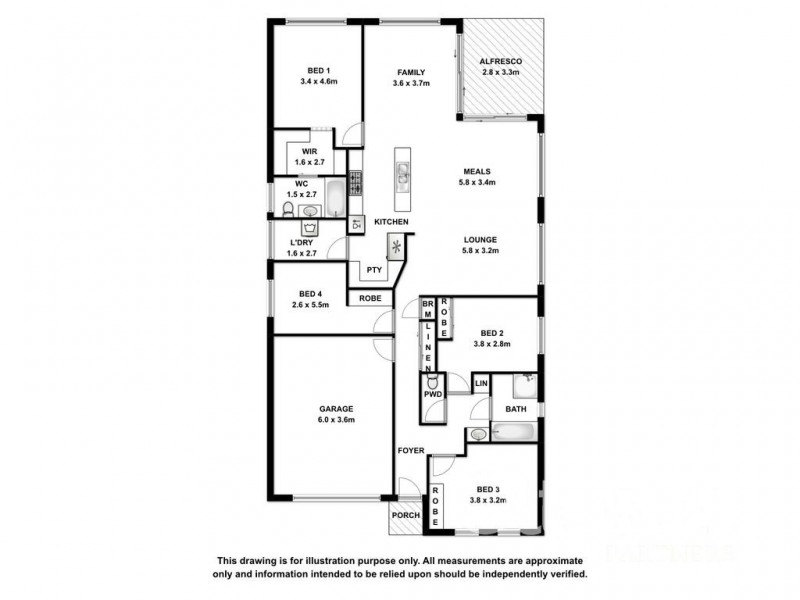 17 Jubilee Crescent, Naracoorte SA 5271 Floorplan