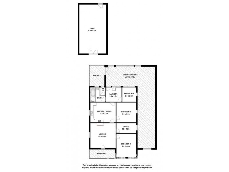 73 Gordon Street, Naracoorte SA 5271 Floorplan