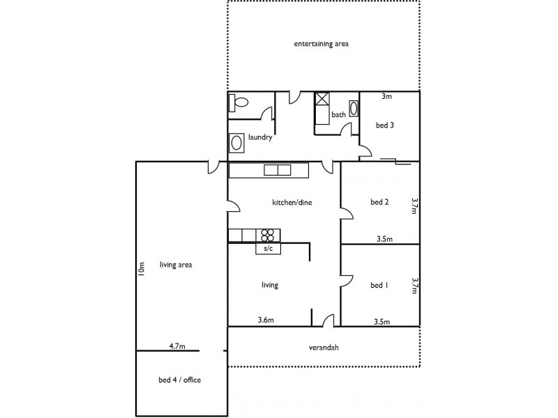 27 Livingston Street, Naracoorte SA 5271 Floorplan