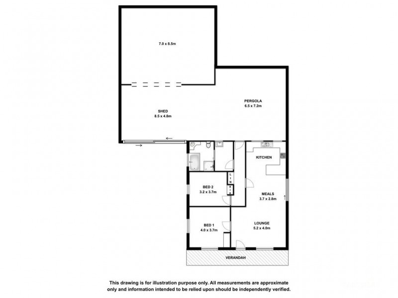 15 Hinckley Street, Naracoorte SA 5271 Floorplan