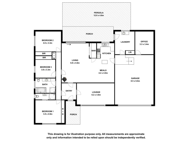 32 Pinkerton Road, Naracoorte SA 5271 Floorplan