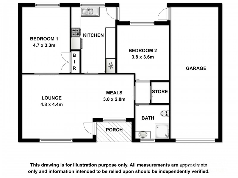 2/74 Jenkins Terrace, Naracoorte SA 5271 Floorplan