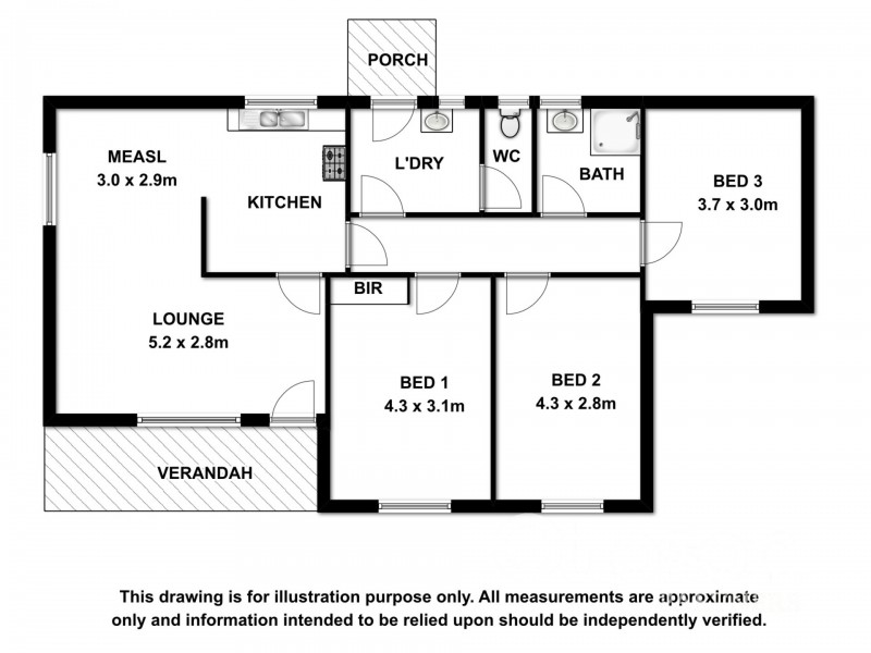 4 Merino Street, Naracoorte SA 5271 Floorplan