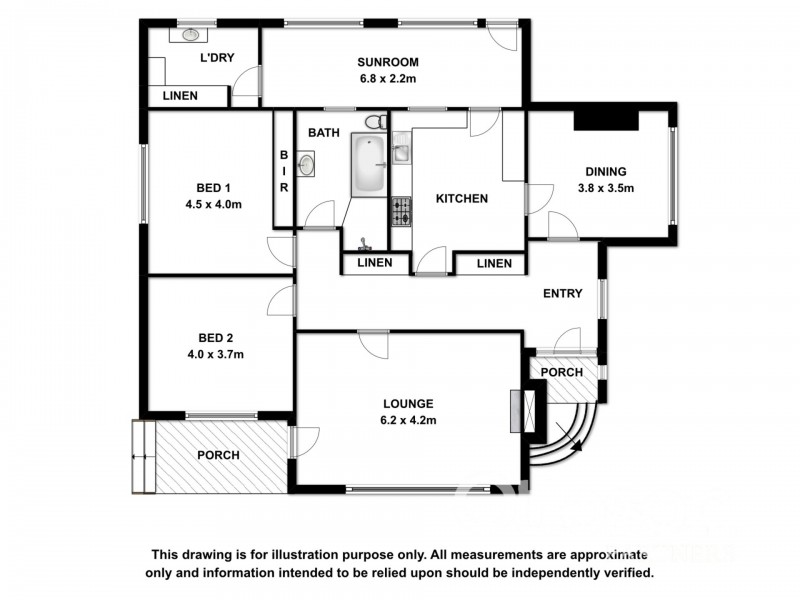 2 Wallace Crescent, Naracoorte SA 5271 Floorplan