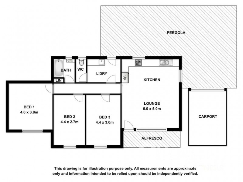28 Old Caves Road, Naracoorte SA 5271 Floorplan