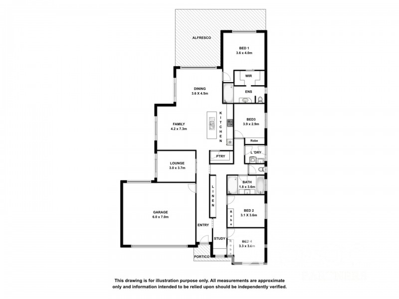 5 Cricklewood Place, Naracoorte SA 5271 Floorplan
