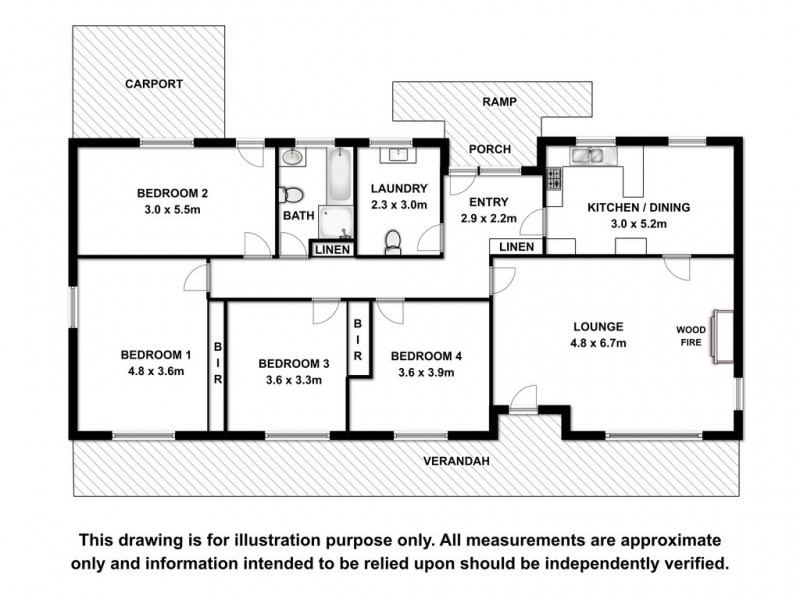 79 Jenkins Terrace, Naracoorte SA 5271 Floorplan