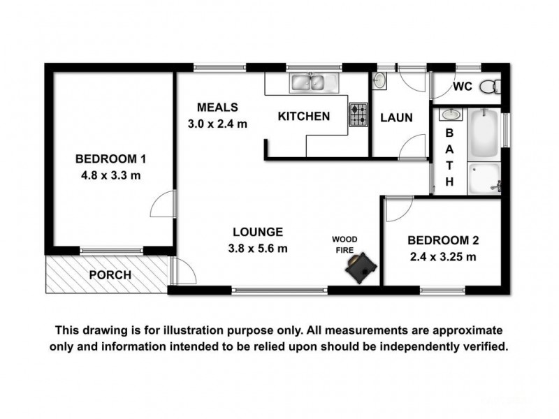 66 and 69 Second Street, Frances SA 5262 Floorplan