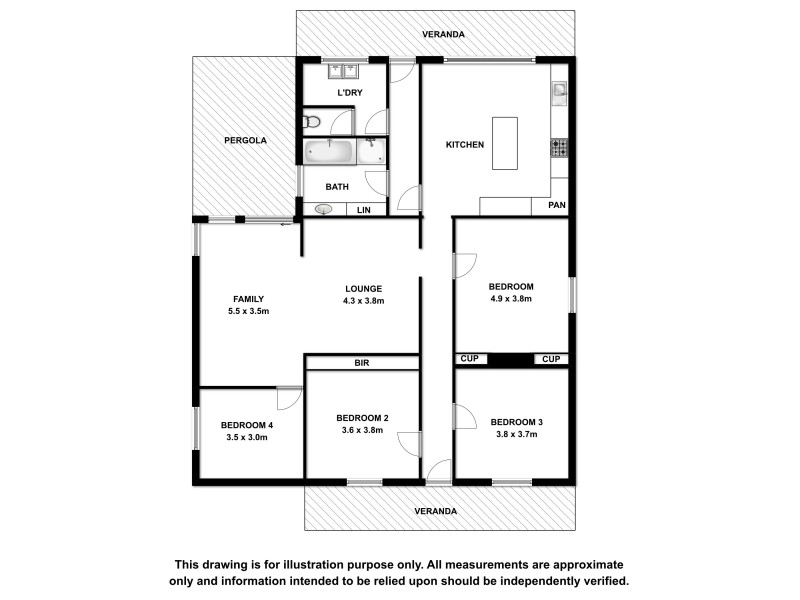 33 Kingston Avenue, Naracoorte SA 5271 Floorplan