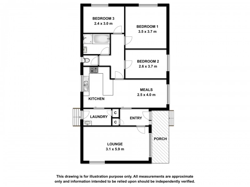 82 Cedar Avenue, Naracoorte SA 5271 Floorplan
