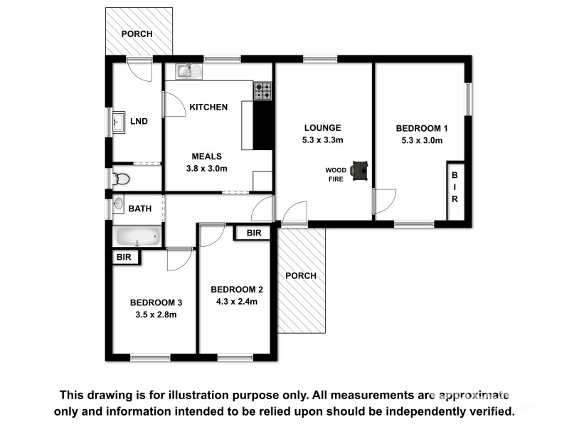 3 Romney Street, Naracoorte SA 5271 Floorplan