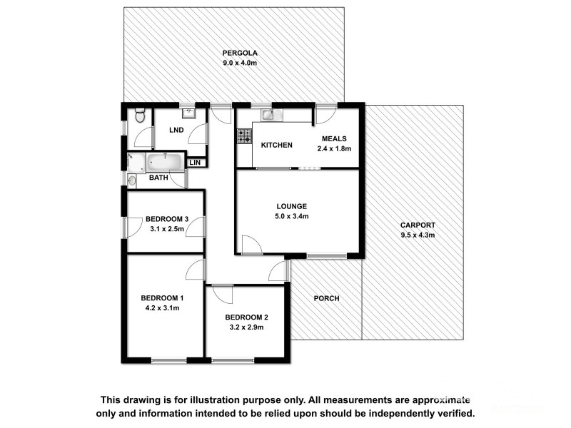 33 Sandstone Avenue, Naracoorte SA 5271 Floorplan