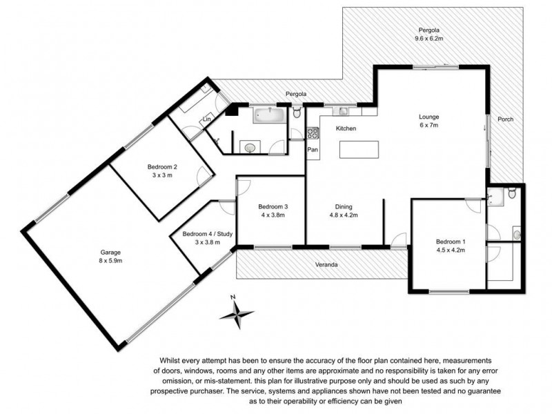 22 Federation Drive, Naracoorte SA 5271 Floorplan