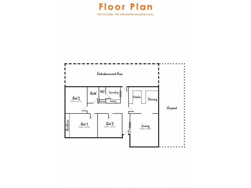 5 Memorial Drive, Padthaway SA 5271 Floorplan