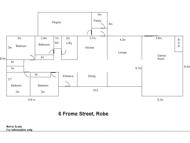 6 Frome Street, Robe SA 5276 Floorplan