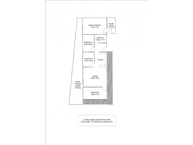 2 Adam Lindsay Gordon Drive, Robe SA 5276 Floorplan