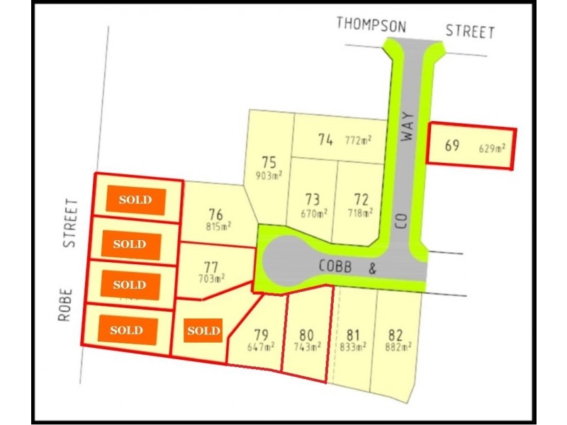 Lot 69 and 77 Cobb and Co Way, Robe SA 5276