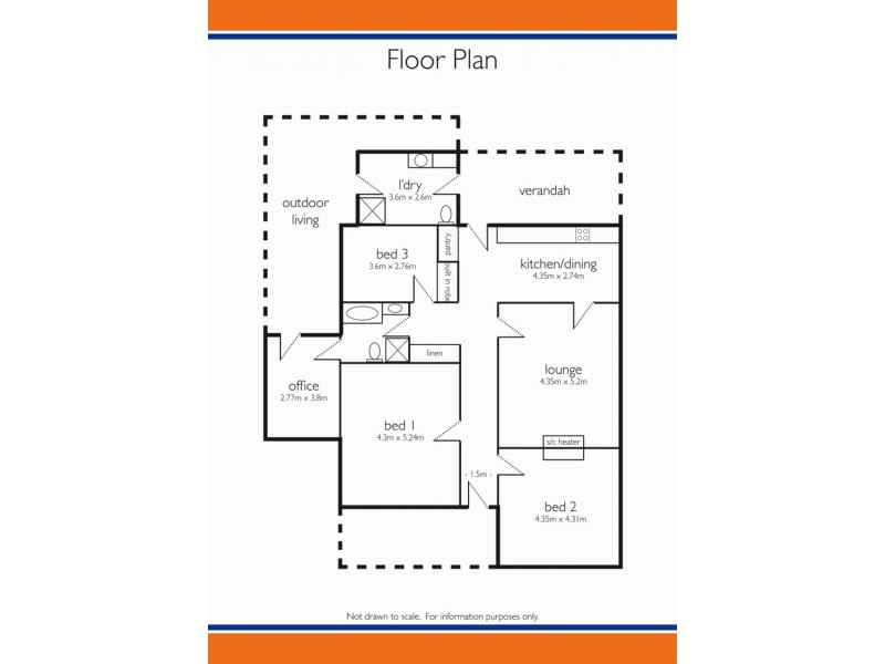 34 Livingston Street, Naracoorte SA 5271 Floorplan