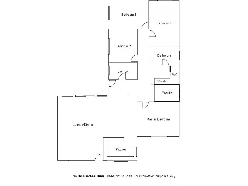 14 De Guichen Drive, Robe SA 5276 Floorplan