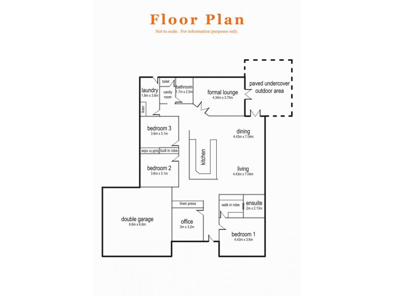 124 Cedar Avenue, Naracoorte SA 5271 Floorplan