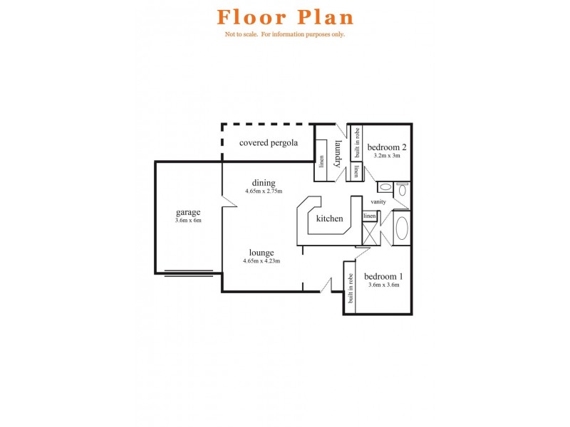 Unit 1/6 Davison Street, Naracoorte SA 5271 Floorplan