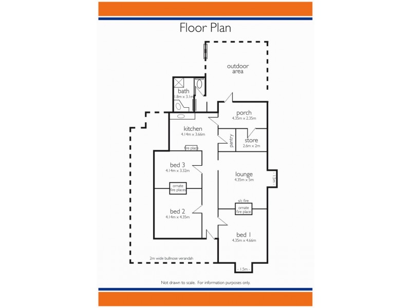 16 Gordon Street, Naracoorte SA 5271 Floorplan