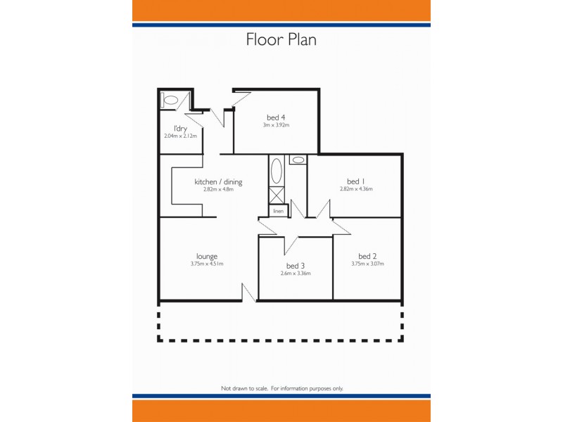 13 Butler Terrace, Naracoorte SA 5271 Floorplan