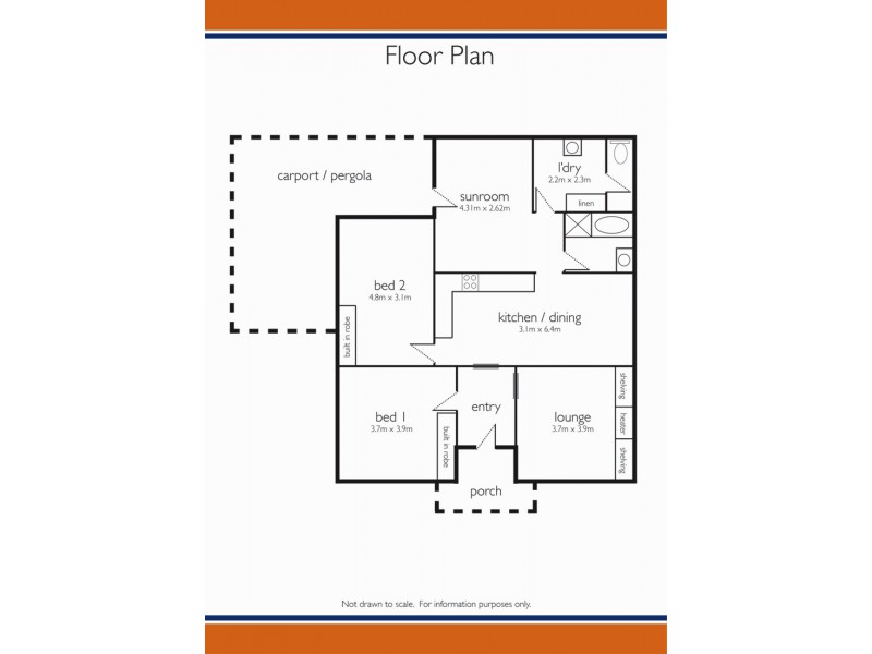 84 Jenkins Terrace, Naracoorte SA 5271 Floorplan