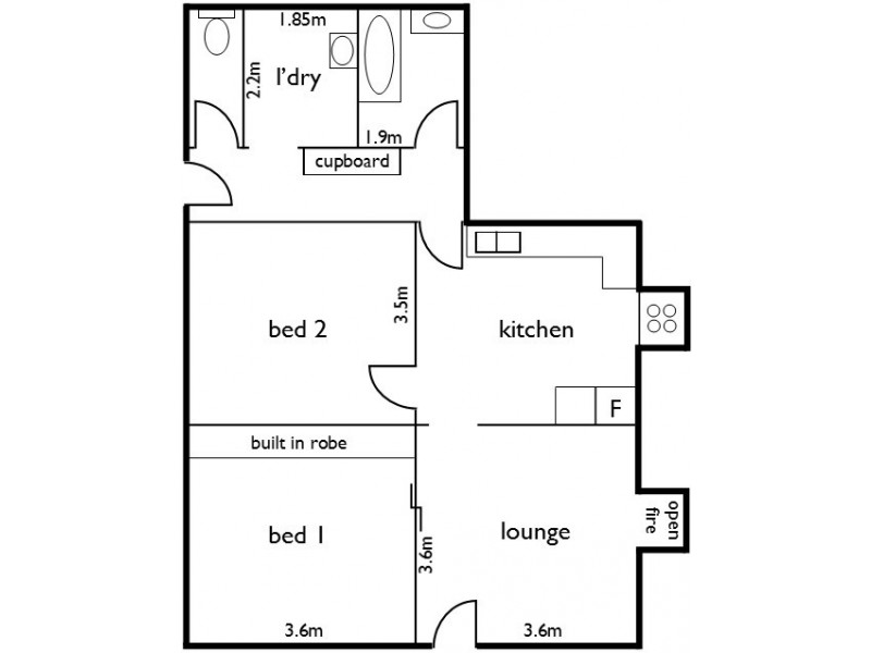 22 Freeling Street, Naracoorte SA 5271 Floorplan