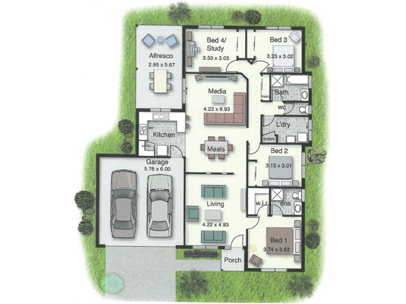 19 Colins Court, Robe SA 5276 Floorplan