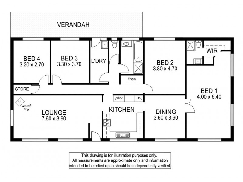 2151B Nora Creina Rd, Nora Creina SA 5276 Floorplan
