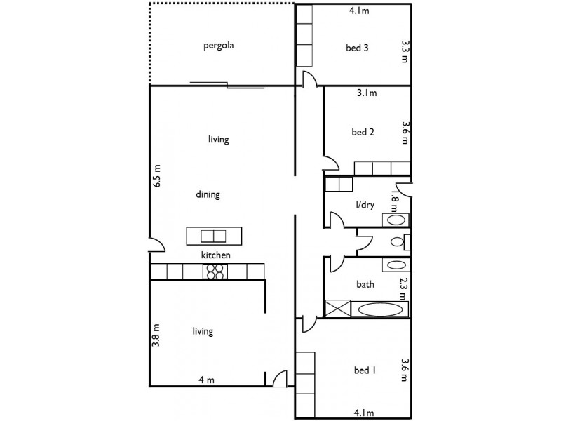 10 Jubilee Crescent, Naracoorte SA 5271 Floorplan