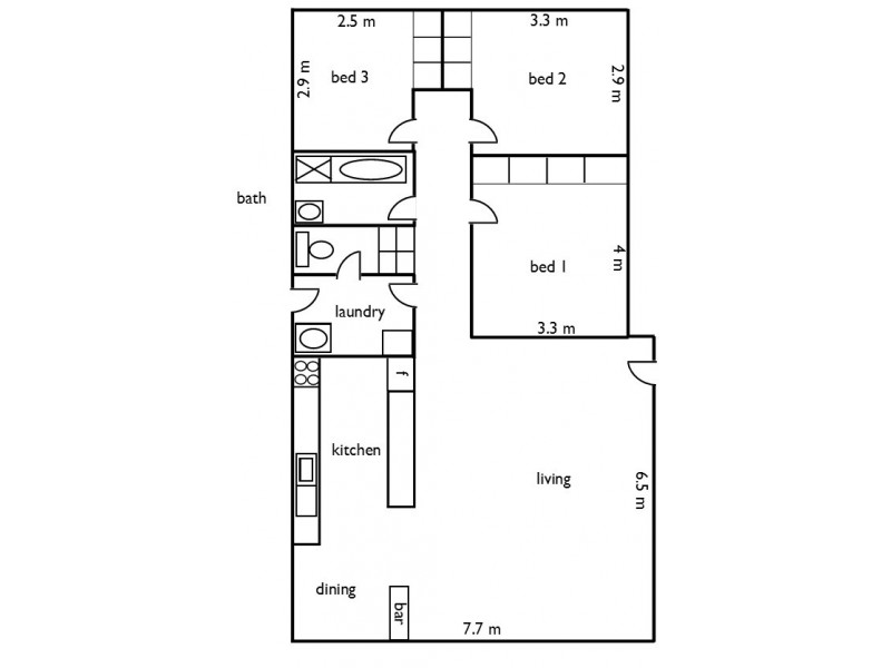 12 Gilbert Drive, Naracoorte SA 5271 Floorplan