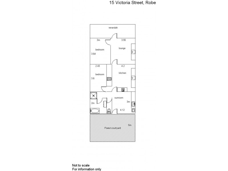 23 Victoria Street, Robe SA 5276 Floorplan