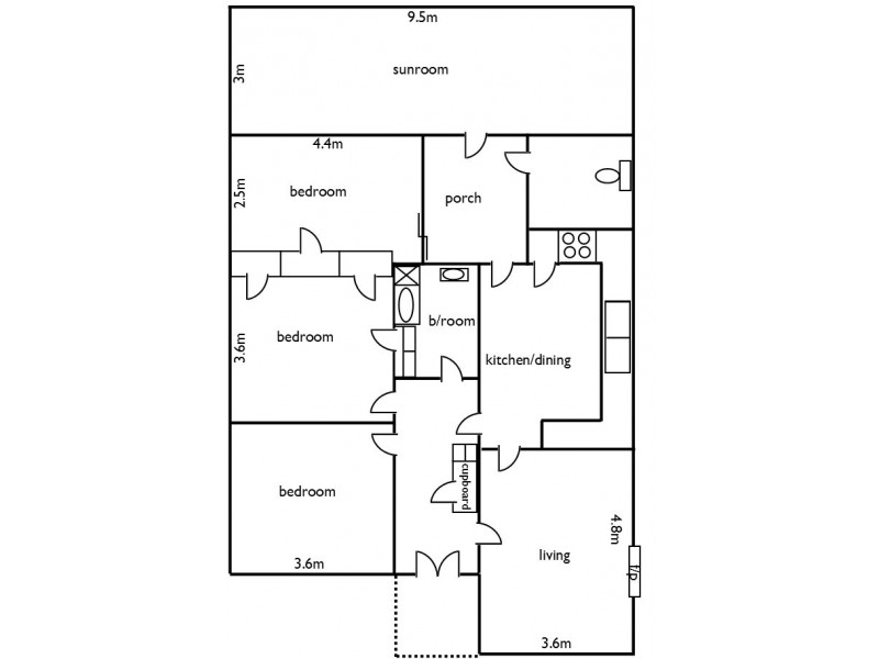 14 Townsend Street, Apsley VIC 3319 Floorplan