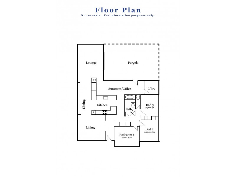 3 Moore Street, Naracoorte SA 5271 Floorplan