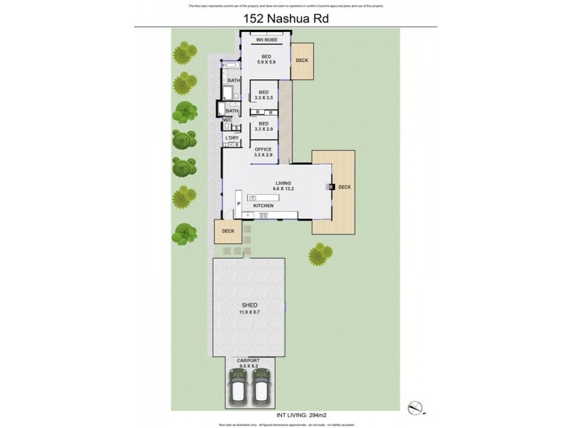 152 Nashua Road, Fernleigh NSW 2479 Floorplan