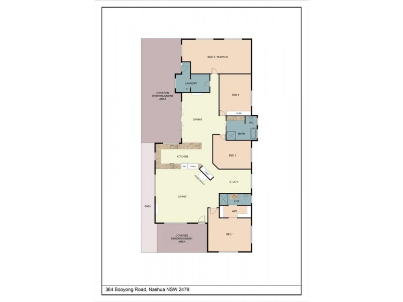 364 Booyong Road, Nashua NSW 2479 Floorplan